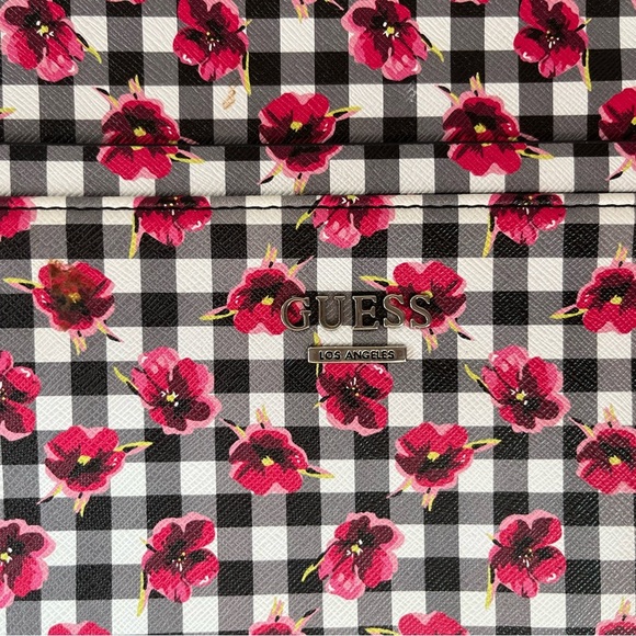 Guess Black and Pink Clutch with Wristlet - Picture 3 of 5